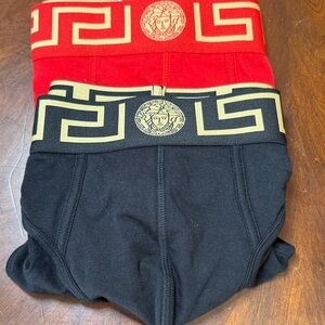 Versace Red and Gold Boxer Briefs